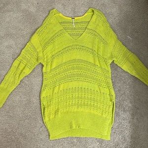 Free People Green sweater size medium